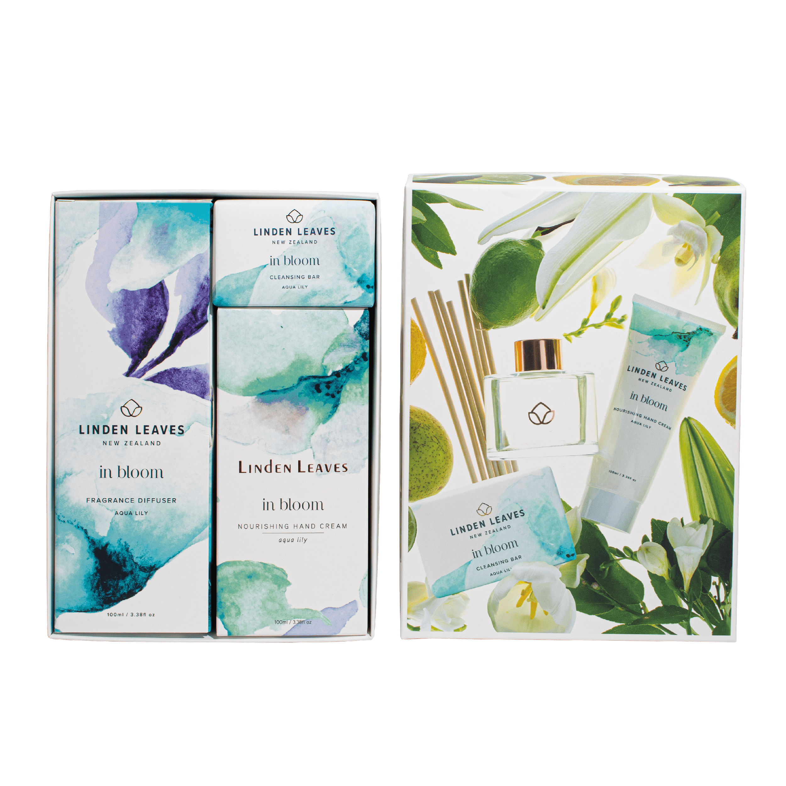Aqua Lily Hands & Home Gift Set