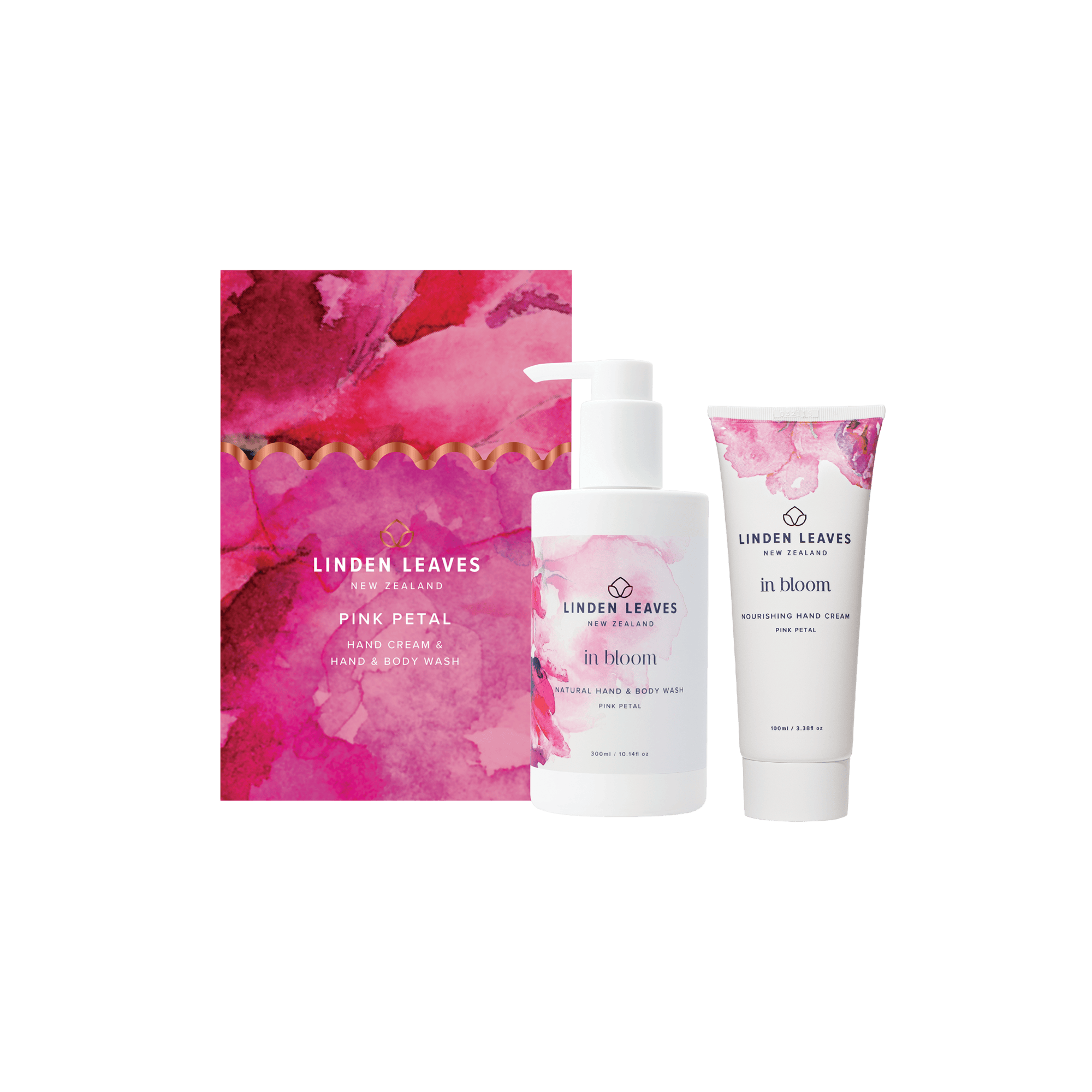 Pink Petal Hand Cream & Body Wash Boxed set