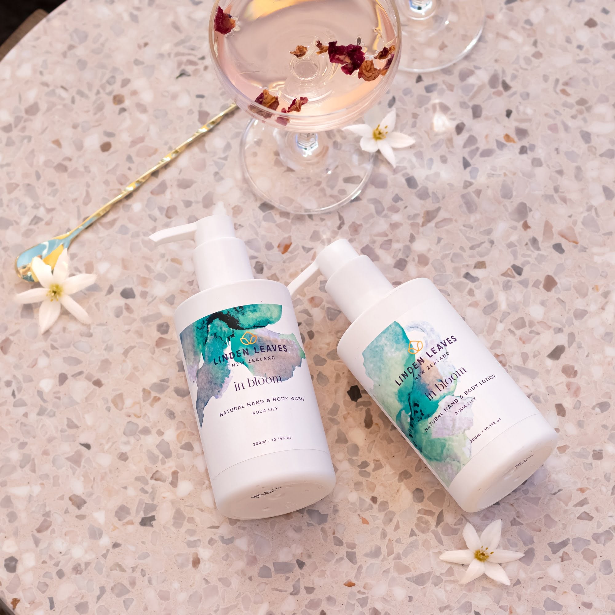 Aqua Lily Hand & Body Wash & Lotion Boxed Set