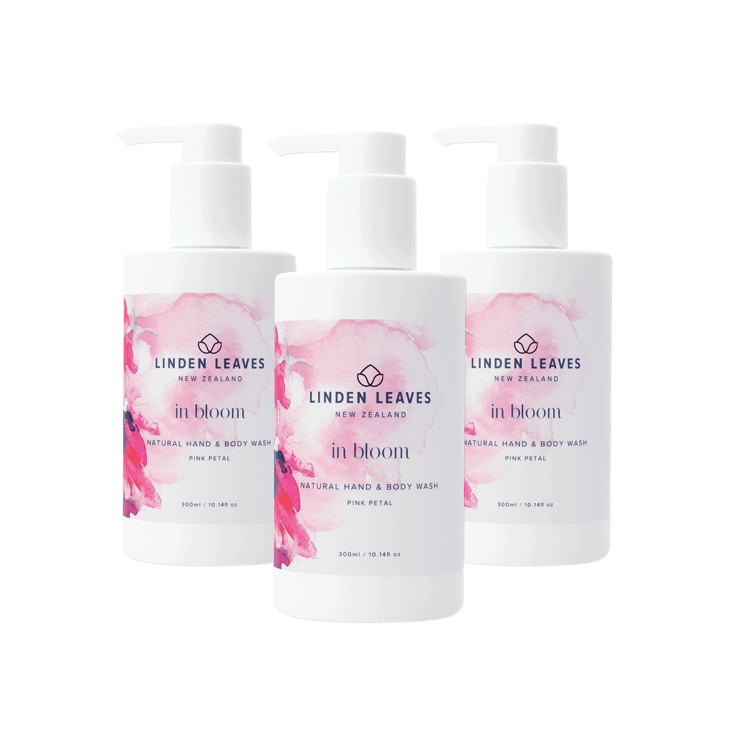 Pink Petal Hand And Body Wash Triple Bundle
