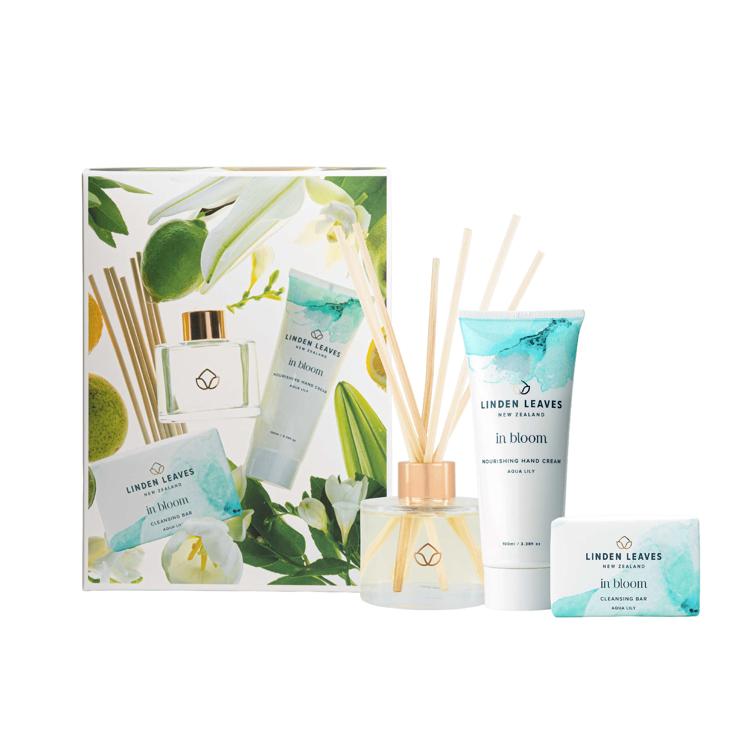 Aqua Lily Hands & Home Gift Set